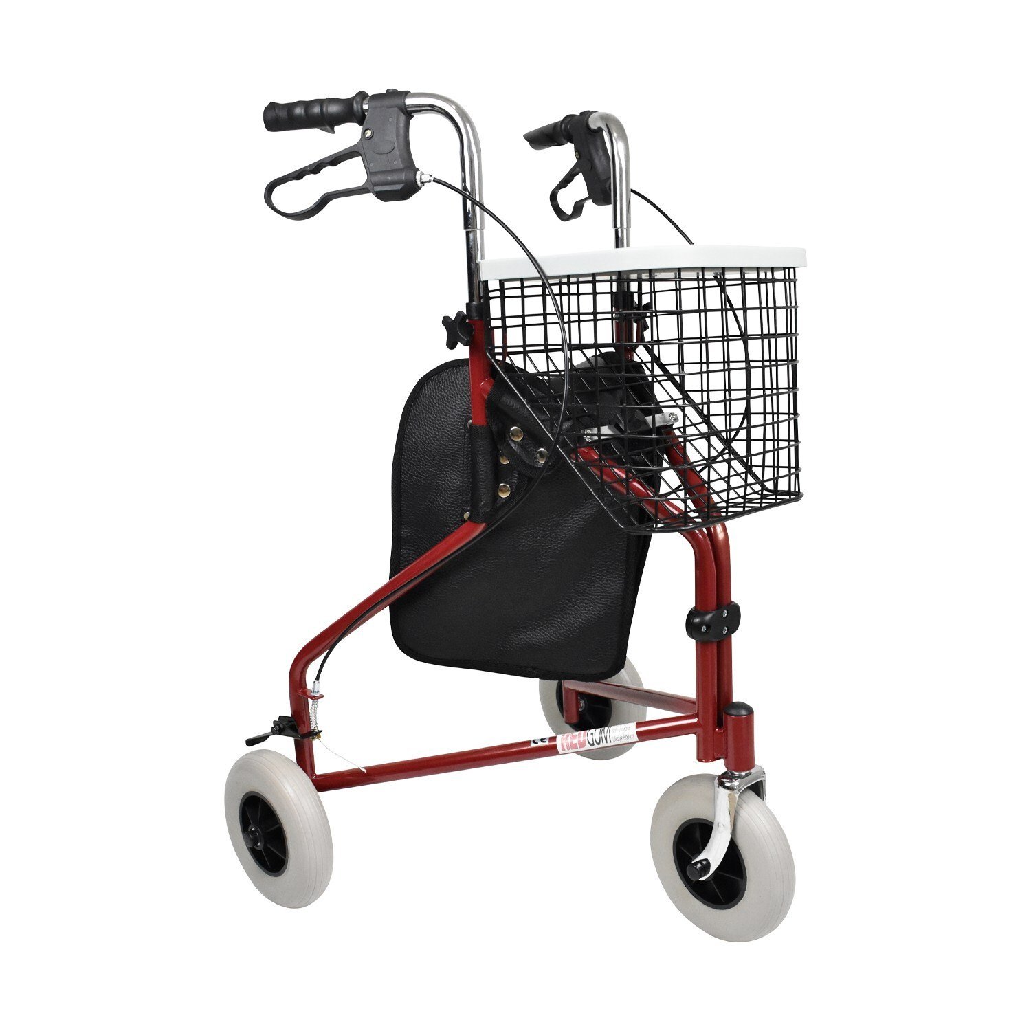 Red Gum 3-Wheel Rollator